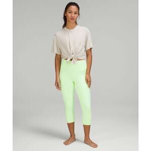 Lululemon Modal-Silk Blend Tie-Front Yoga T-Shirt